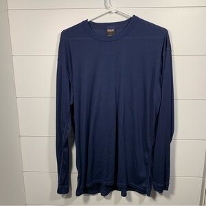 Patagonia Capilene Base Layer‎ Long Sleeve Men XL Navy Blue Outdoor Hiking